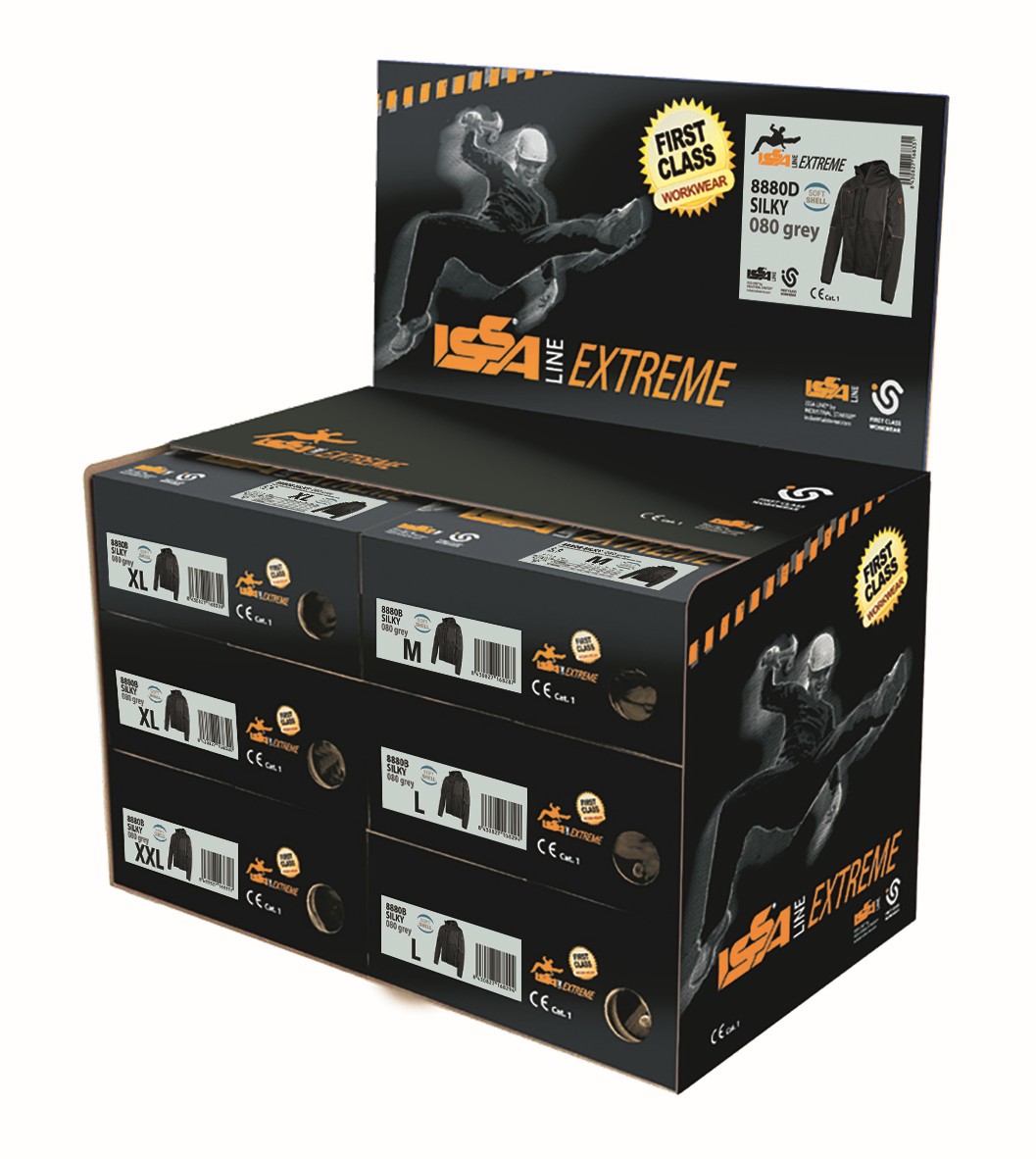 DISPLAY CHAQUETA SILKY EXTREME 8880B (6 UDS.)